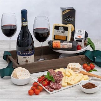 Chianti Wine Italian Gift Basket For Him