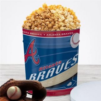Atlanta Braves MLB Popcorn Tin For Him