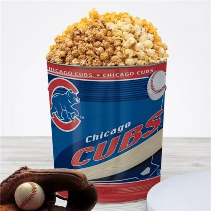 Chicago Cubs MLB Popcorn Tin For Him