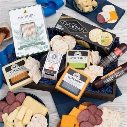 Gourmet Meat & Cheese Sampler For Him