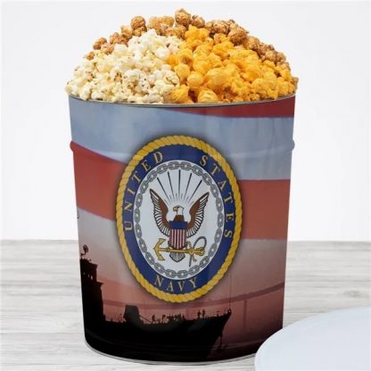 Navy Military Popcorn Tin For Him